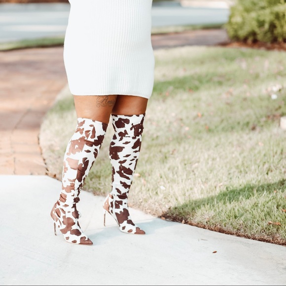 used thigh high boots